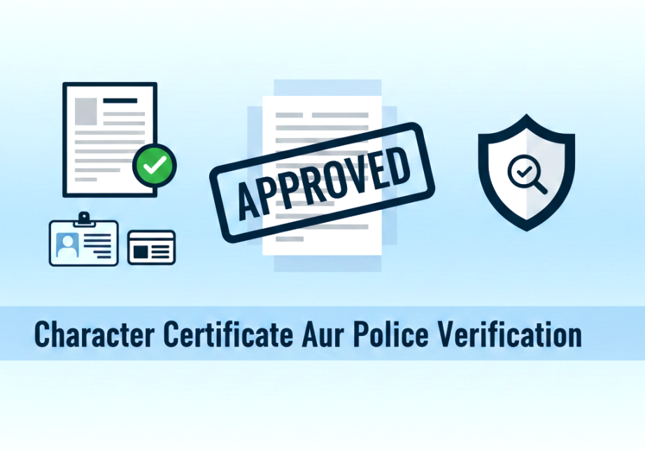 Character Certificate aur Police Verification